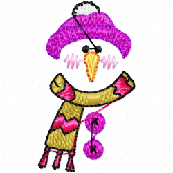 Ice Man Embroidery Design 3